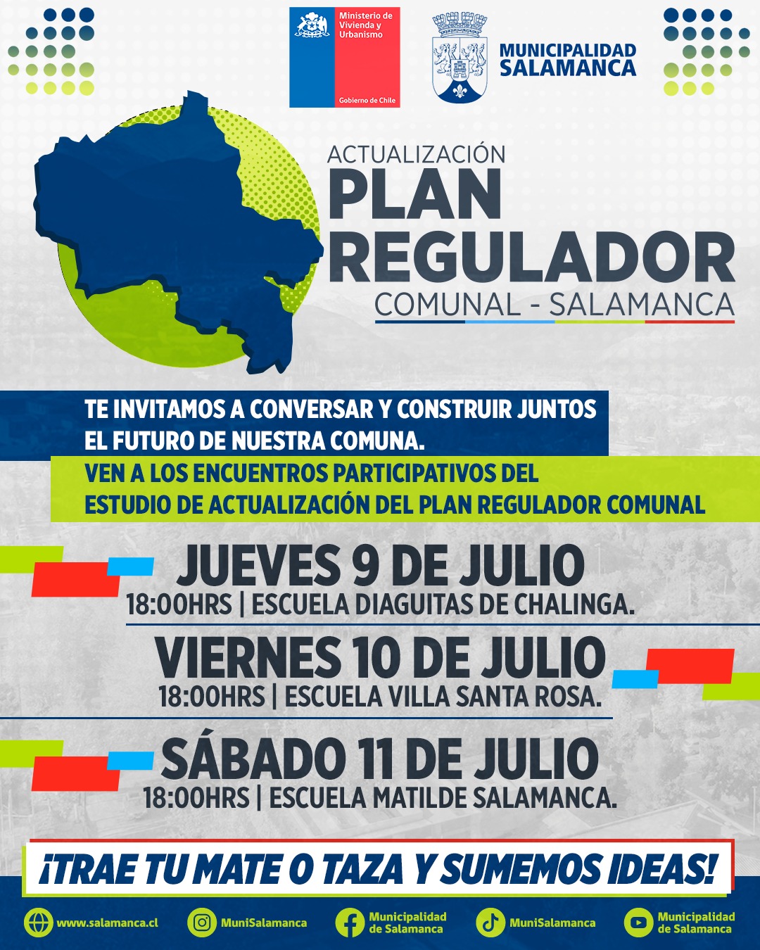 Gráfica Encuentros Participativos Julio