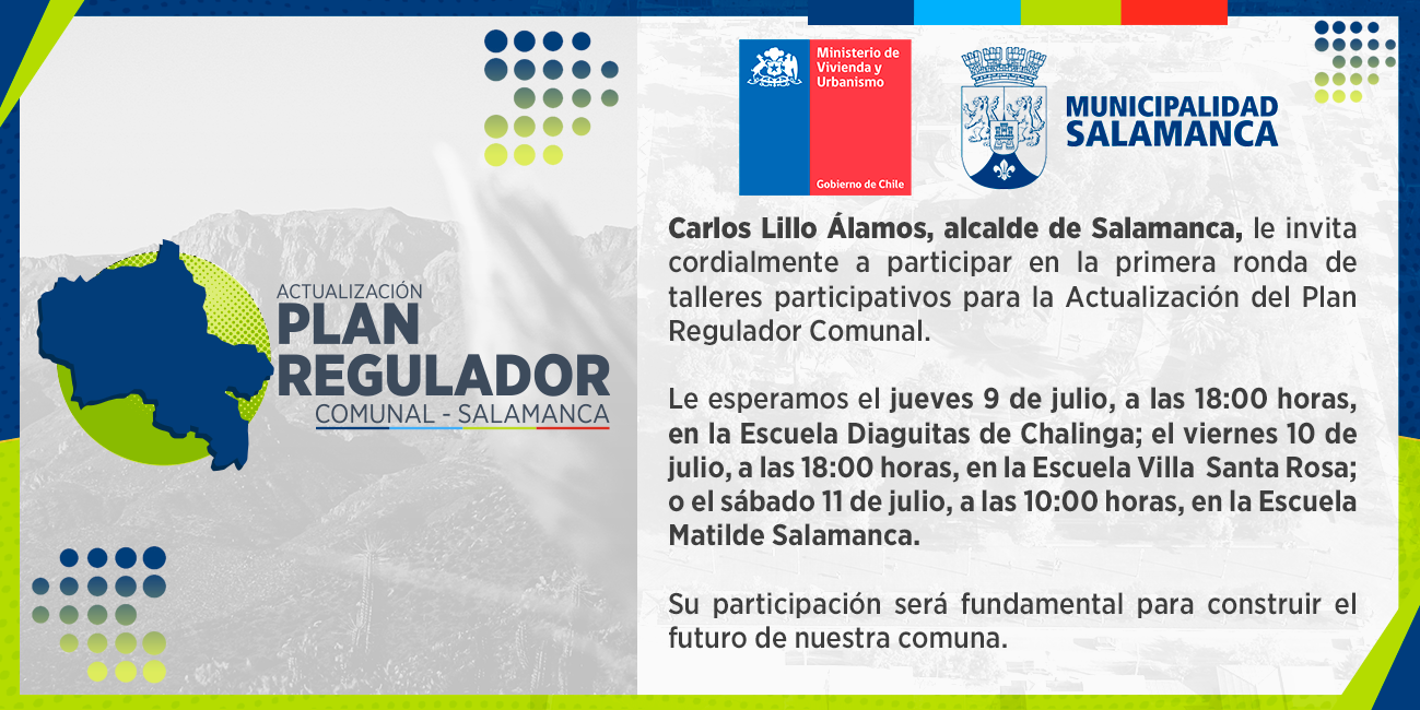 Invitación Plan Regulador Comunal